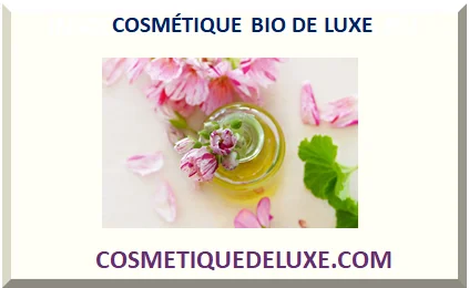 COSMÉTIQUE BIO DE LUXE 2026